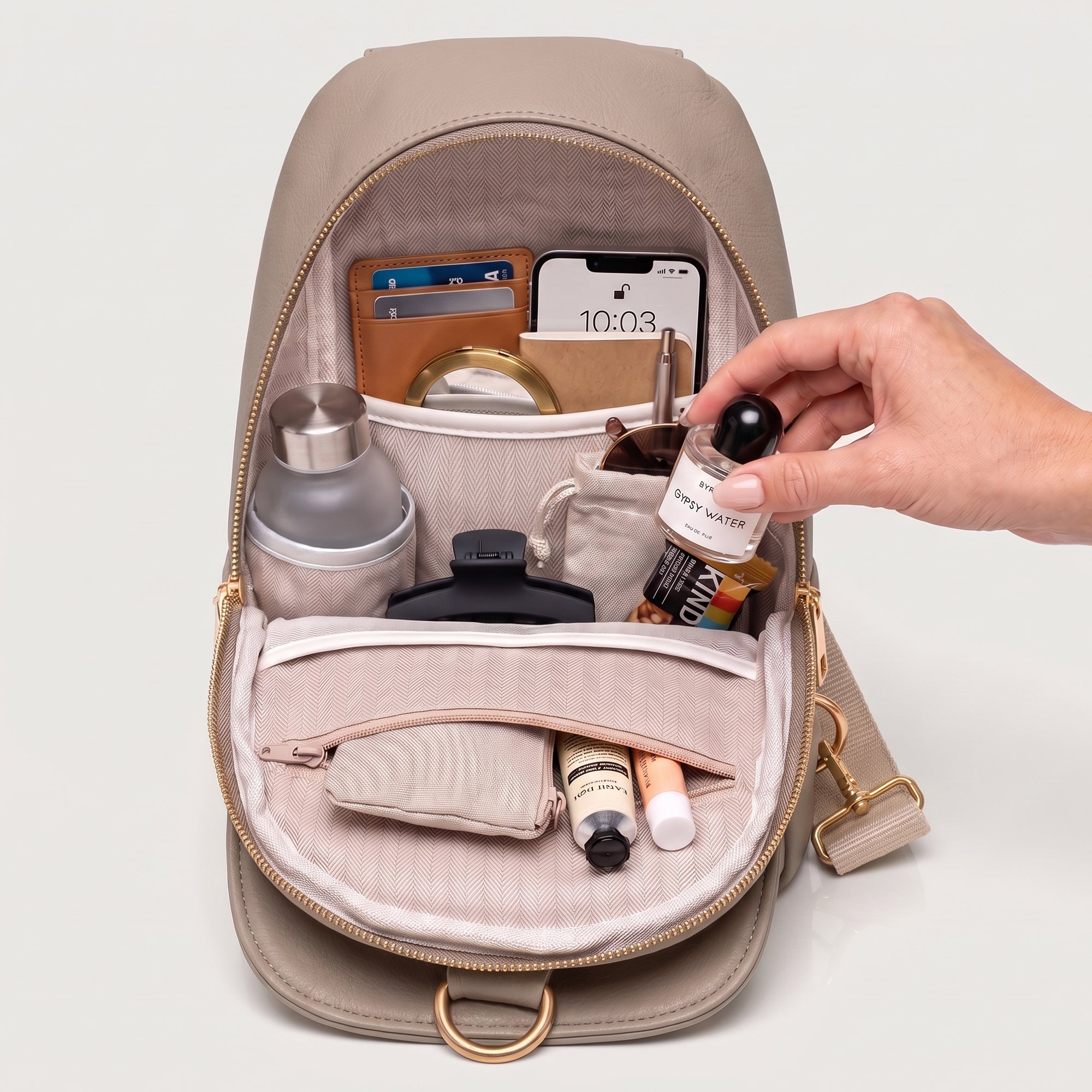 Do Love Sling Bag | Crossbody, Everyday Bag, Mini Bag (Tan)