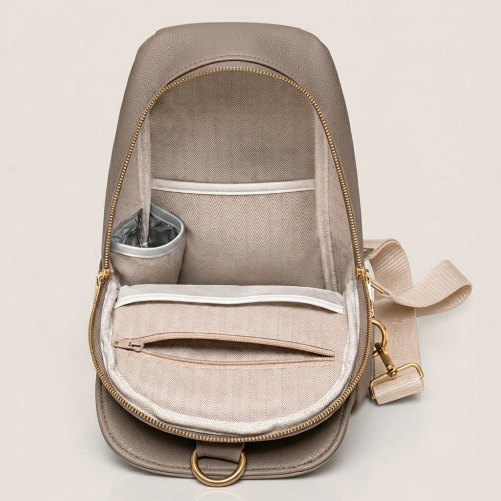 Do Love Sling Bag | Crossbody, Everyday Bag, Mini Bag (Tan)