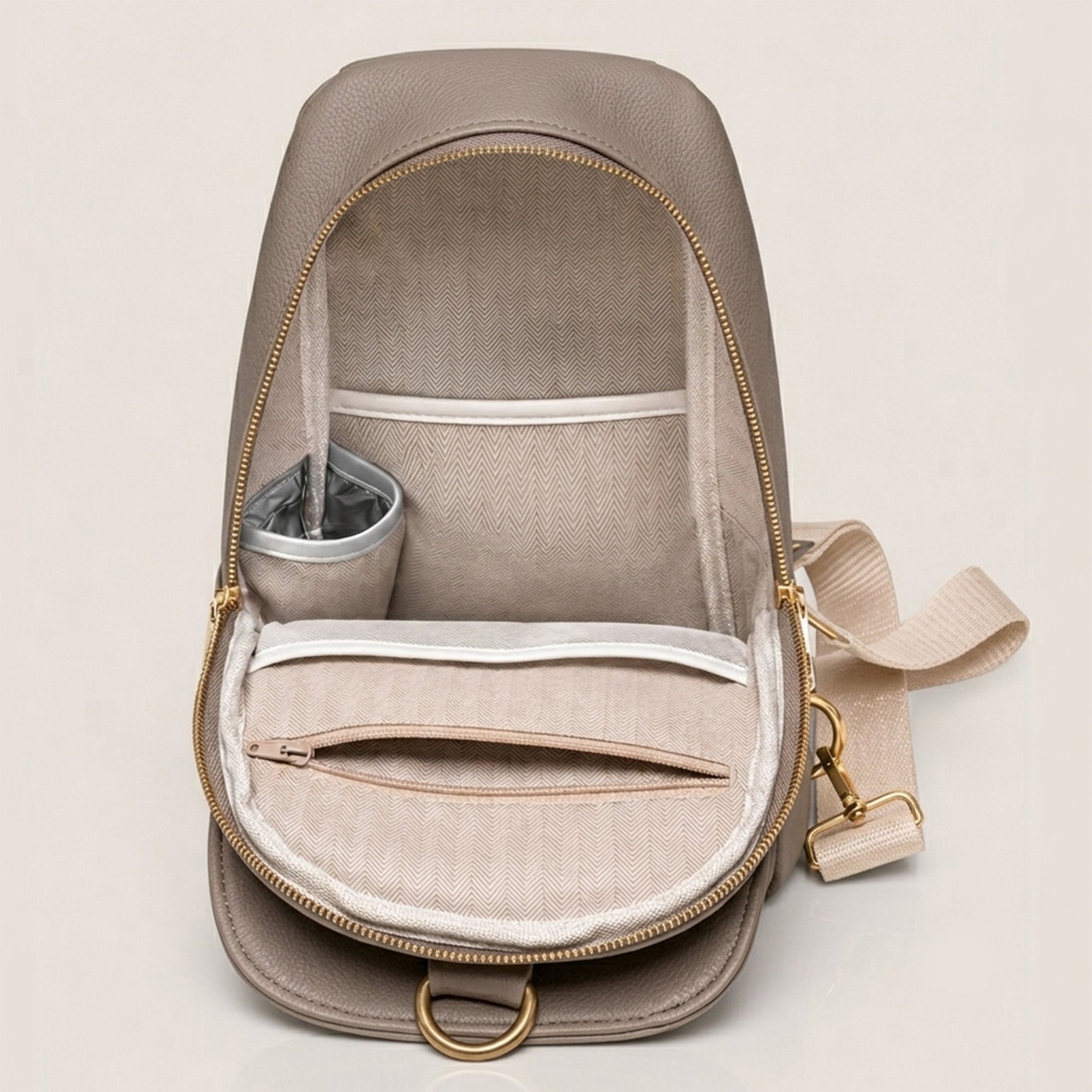 Do Love Sling Bag | Crossbody, Everyday Bag, Mini Bag (Tan)