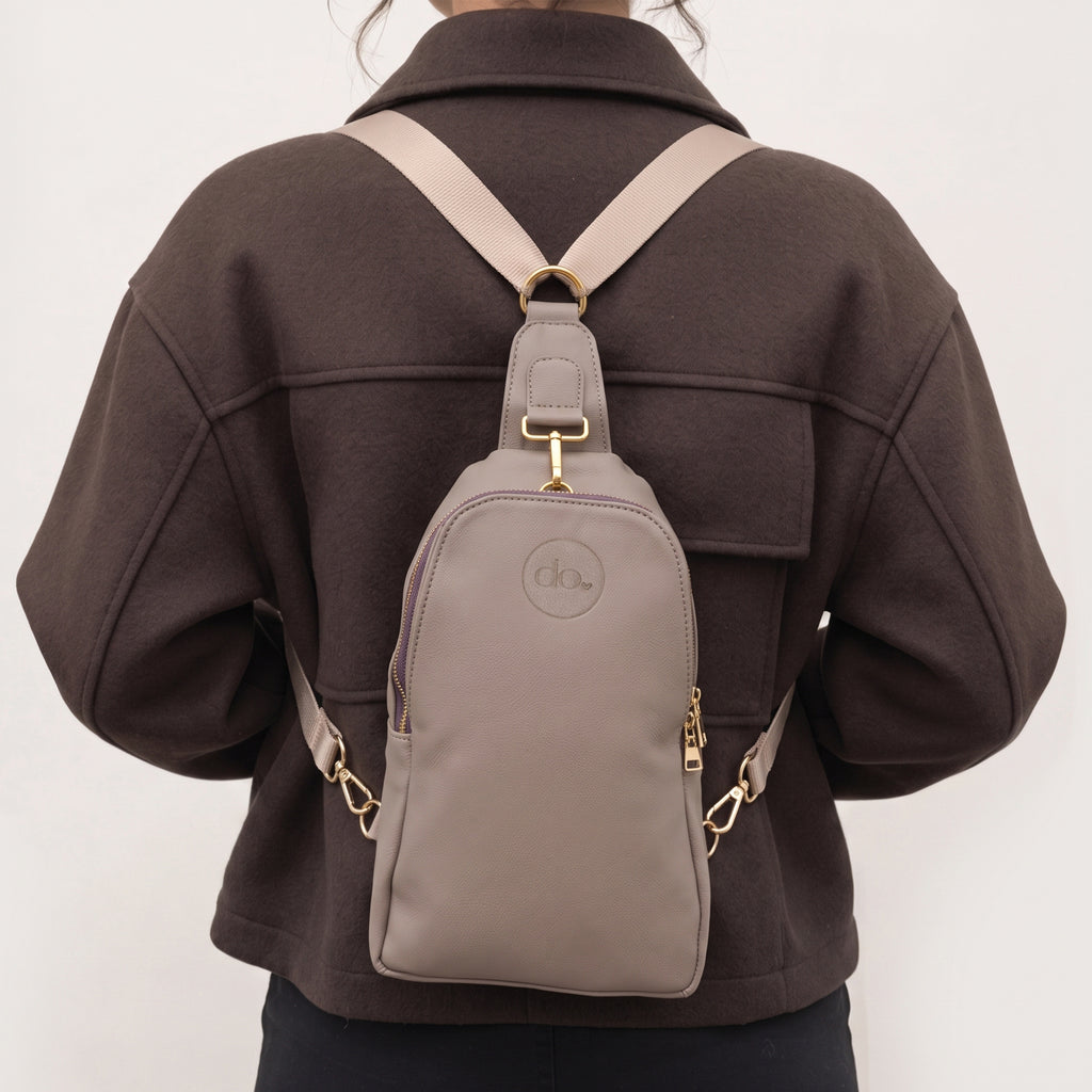 Do Love Sling Bag | Crossbody, Everyday Bag, Mini Bag (Tan)