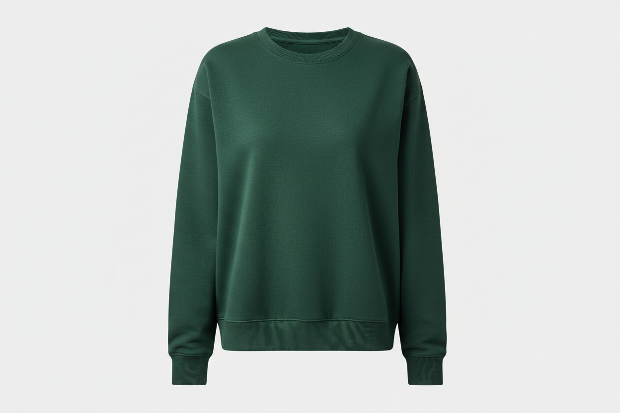 alpine green crew neck sweatshirt womens